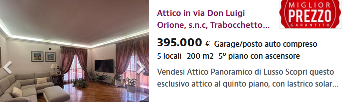 Apri la scheda immobile