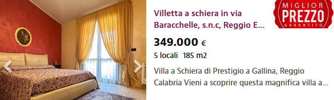 Apri la scheda immobile